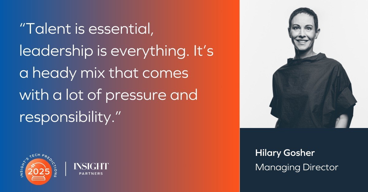 Managing Director Hilary Gosher quote